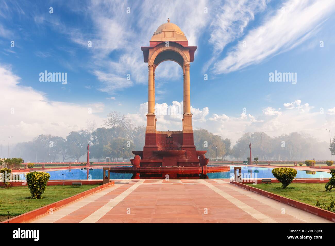 Couvert à proximité de la porte de l'Inde, New Delhi Banque D'Images