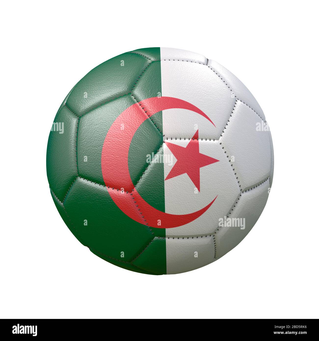 Football Soccer ball avec drapeau Algérie Photo Stock - Alamy
