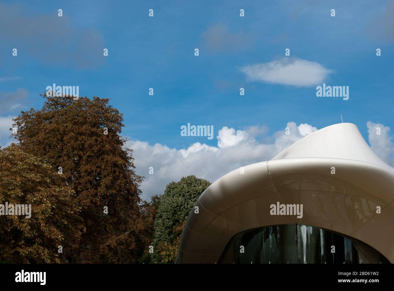 Zaha Hadid Architects Restaurant Serpentine Sackler Gallery, West Carriage Drive, Londres, Banque D'Images Zaha Hadid Architects Restaurant Serpentine Sackler Gallery, West Carriage Drive, Londres, Banque D'Images