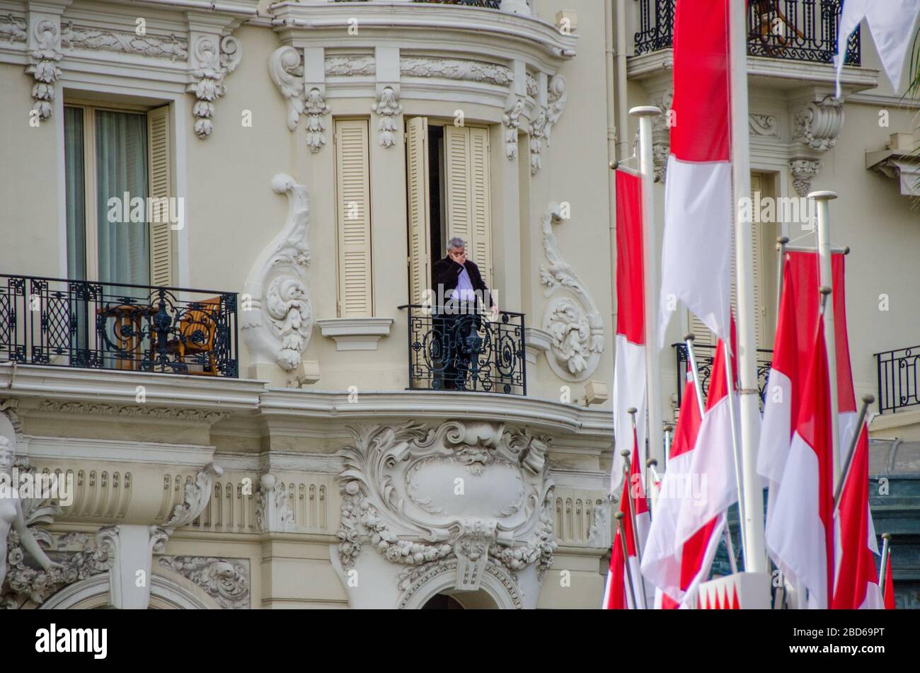 Hôtel de Paris à Monte Carlo, Monaco Banque D'Images