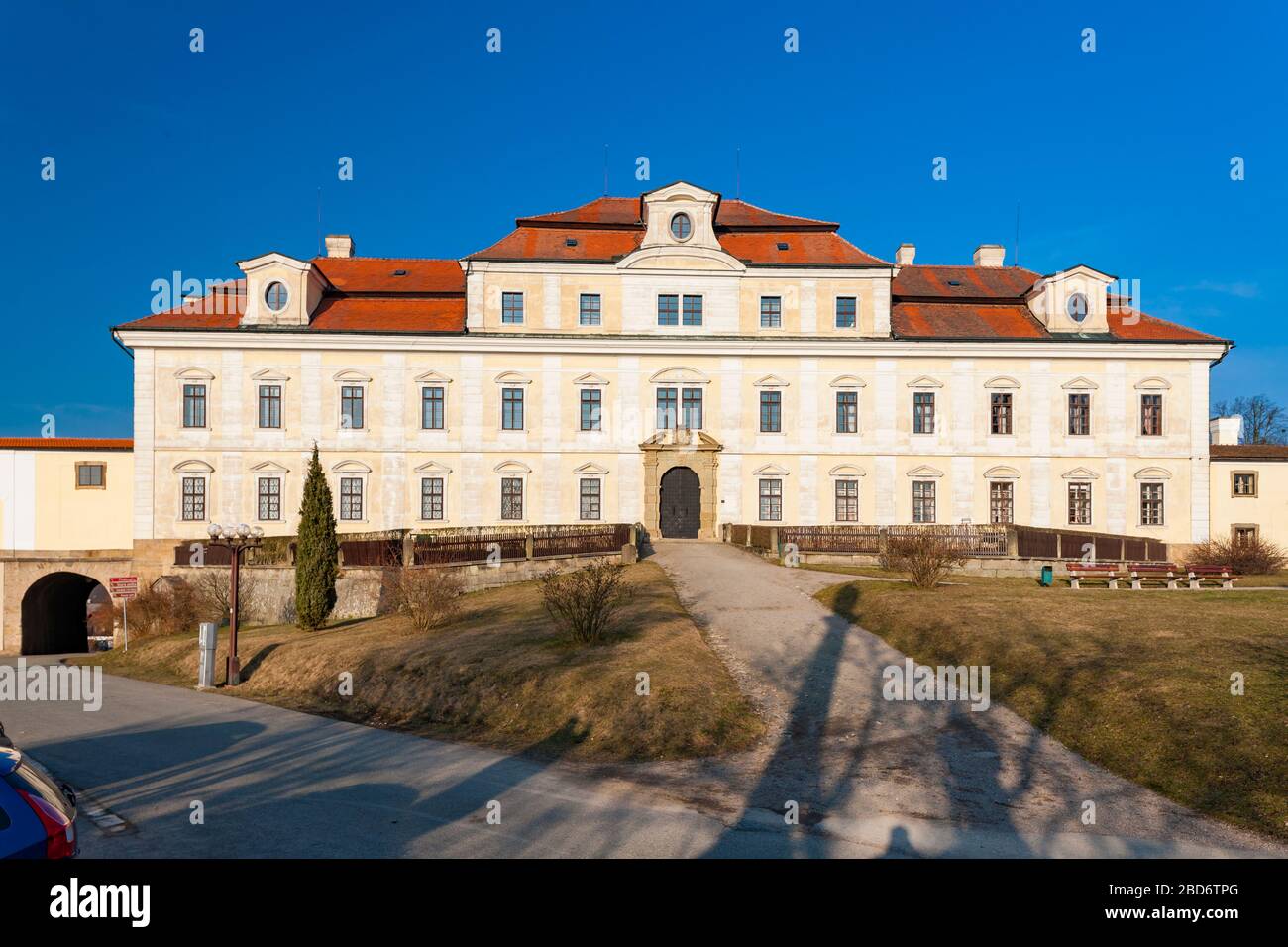 Château de Rychnov nad Kneznou, Bohême orientale, République tchèque Banque D'Images