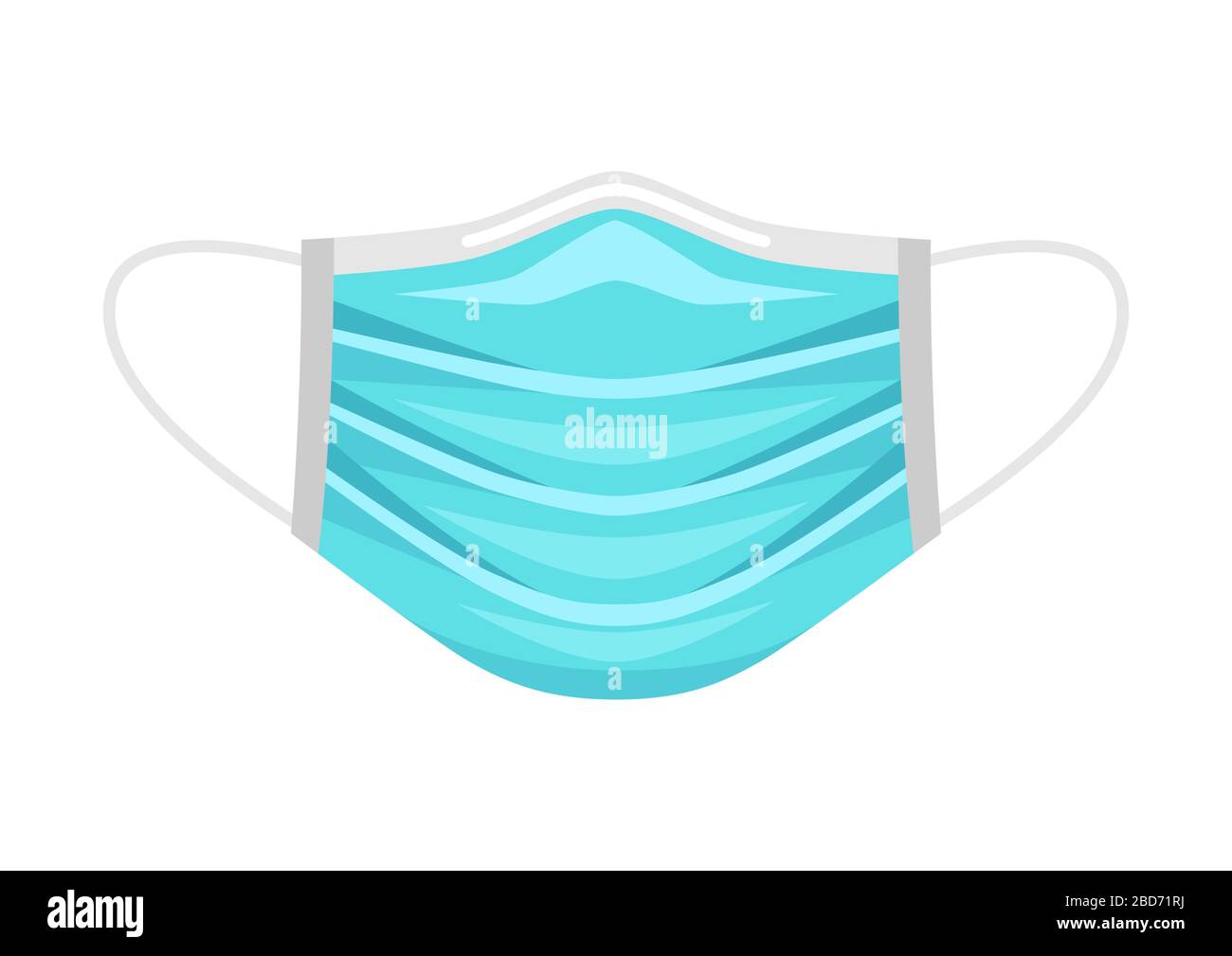 Illustration du masque médical de protection. Illustration de Vecteur