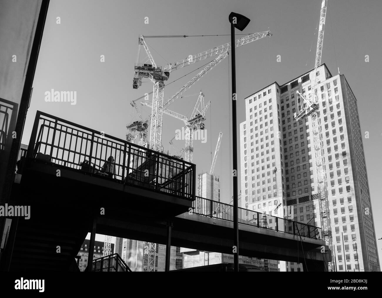 Southbank place, Shell Centre en construction Banque D'Images