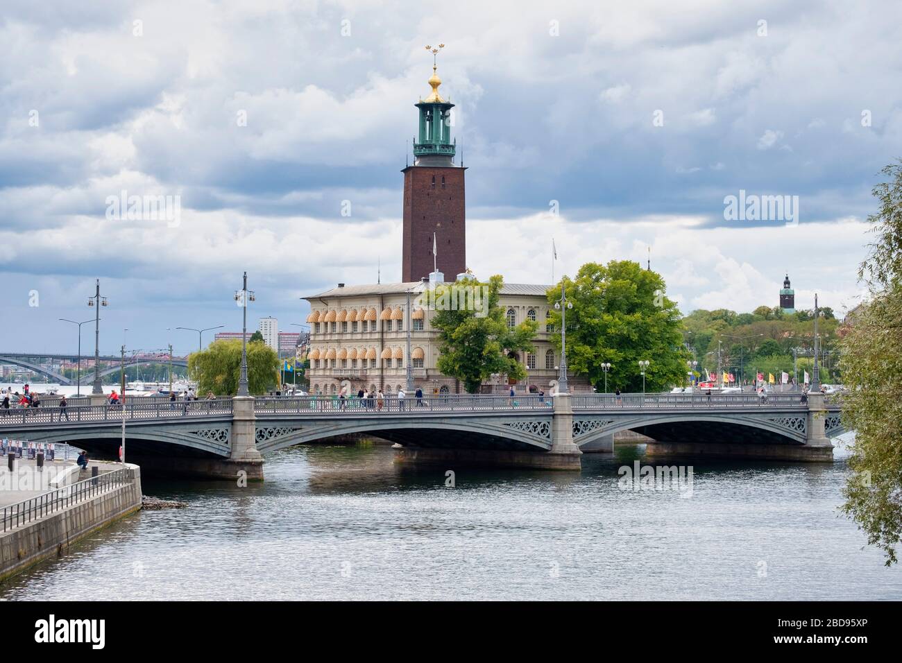 L'hôtel de ville de Stockholm, alias Stockholms stadshus, à Stockholm, en Suède, en Europe Banque D'Images
