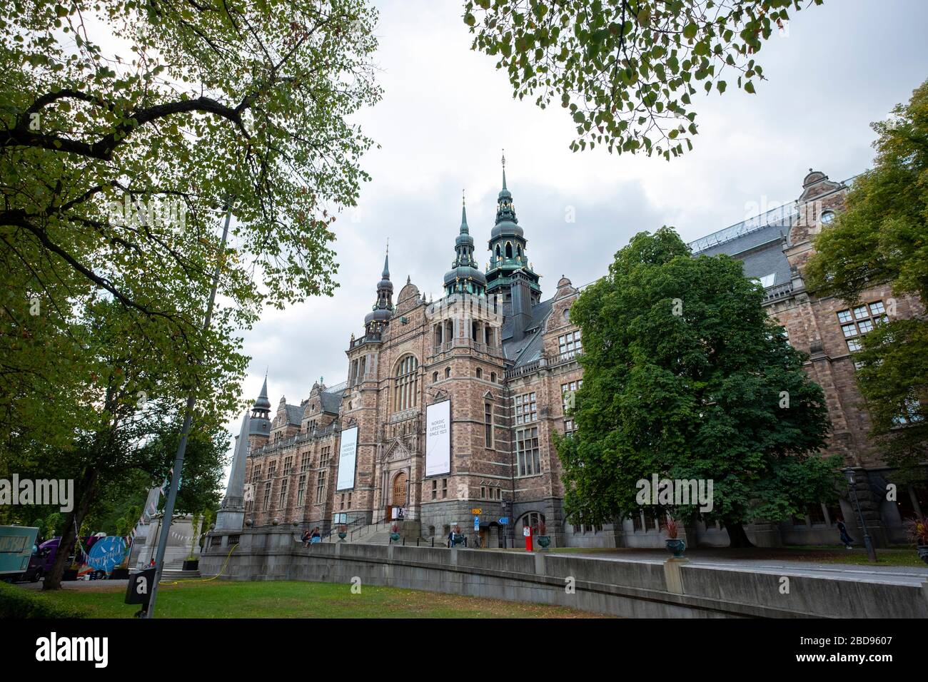 Le musée nordique, alias Nordiska museet, à Stockholm, en Suède, en Europe Banque D'Images