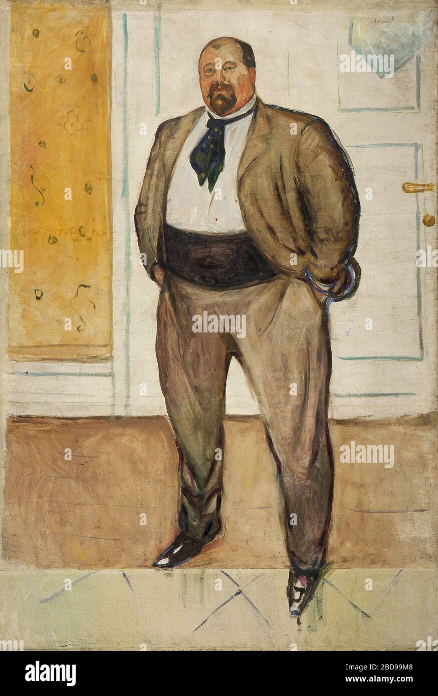 Le Consul Christen Sandberg par Edvard Munch 1901. The Munch Museet, Oslo Banque D'Images