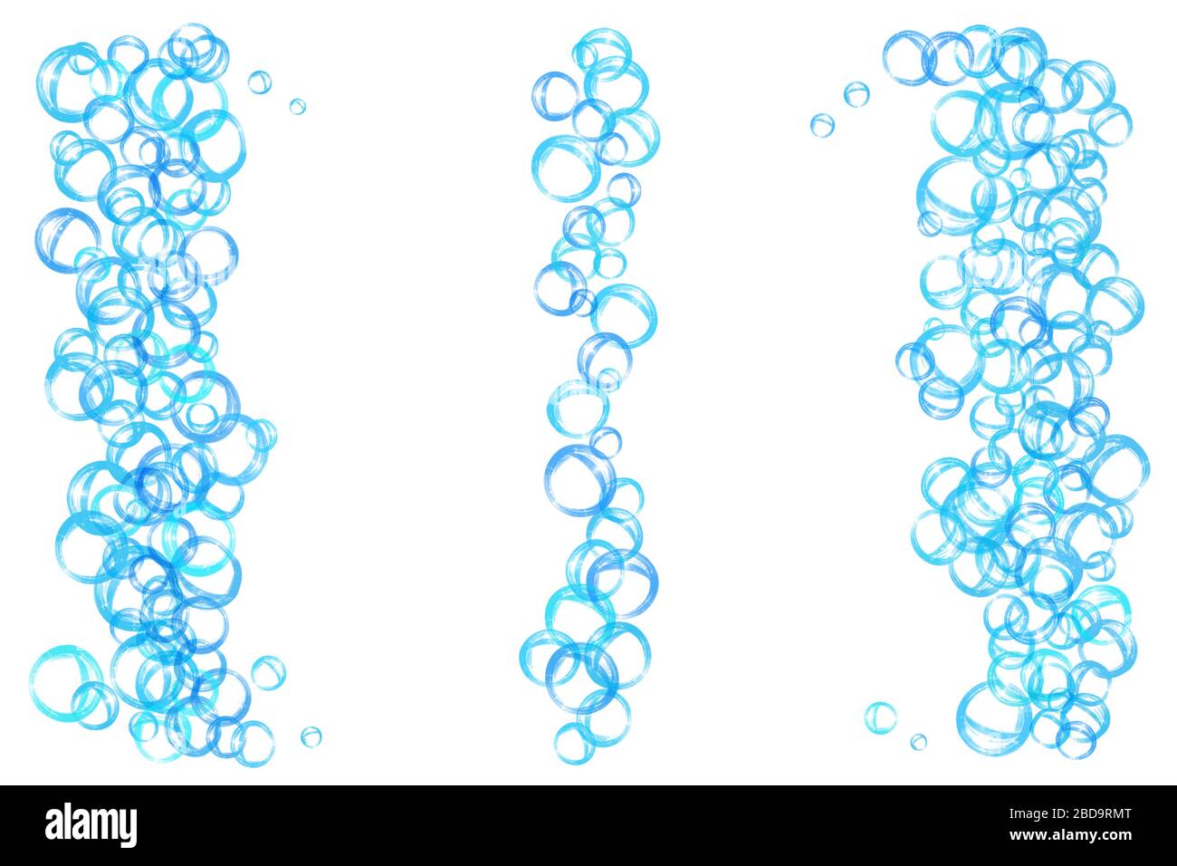 bleu bulle d'eau abstrait ou pur fond sous-marin naturel Banque D'Images
