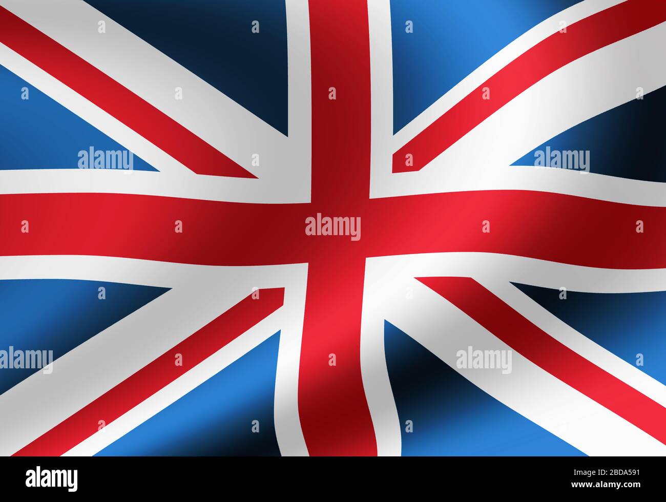 Illustration du drapeau national (prise UK/Union) Banque D'Images