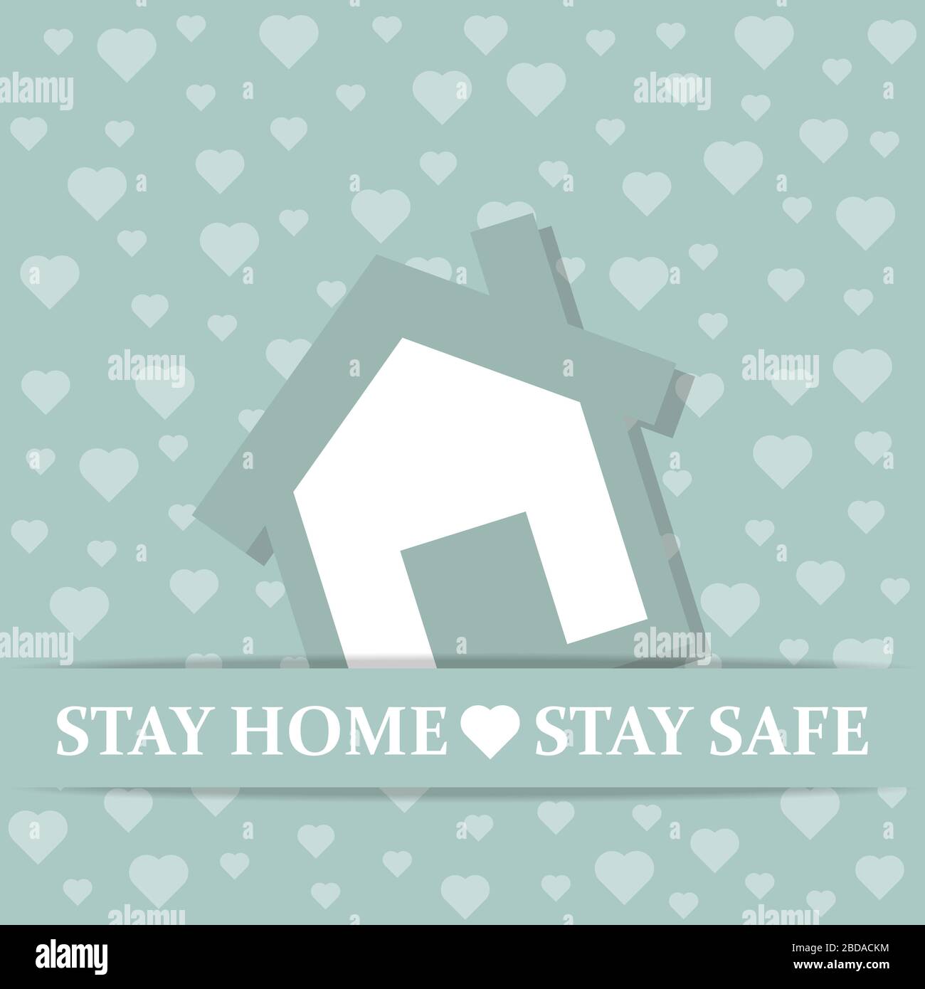 'Say maison-séjour sûr'-coronavirus conseils, Covid-19 affiche. Vecteur Illustration de Vecteur