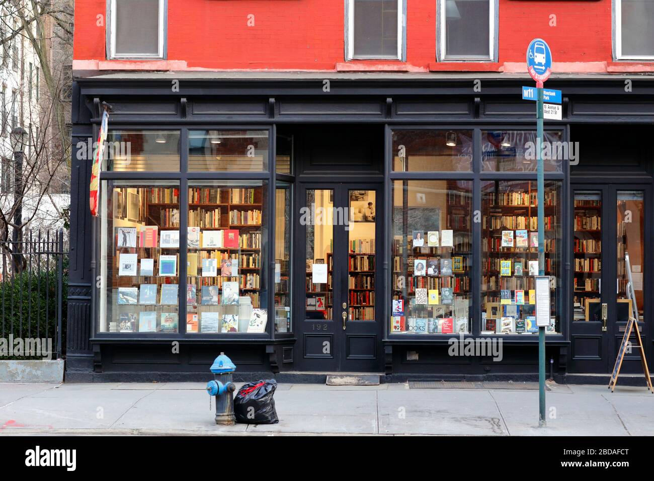 192 Livres, 192 10ème Avenue, New York, NY. Boutique extérieure d'une librairie dans le quartier Chelsea de Manhattan. Banque D'Images