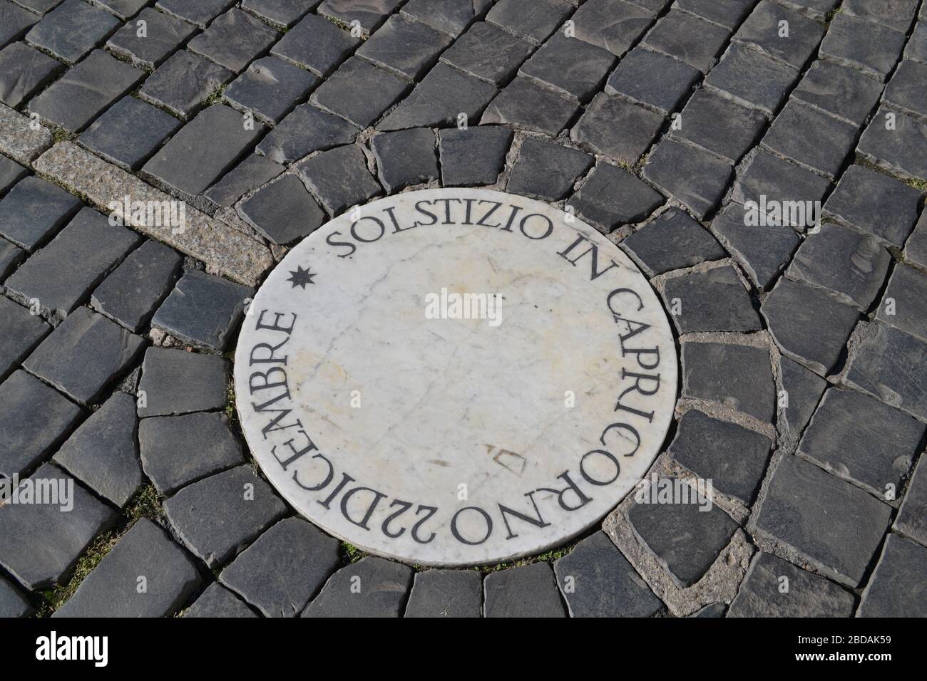 signe du solstice du capricorne Banque D'Images