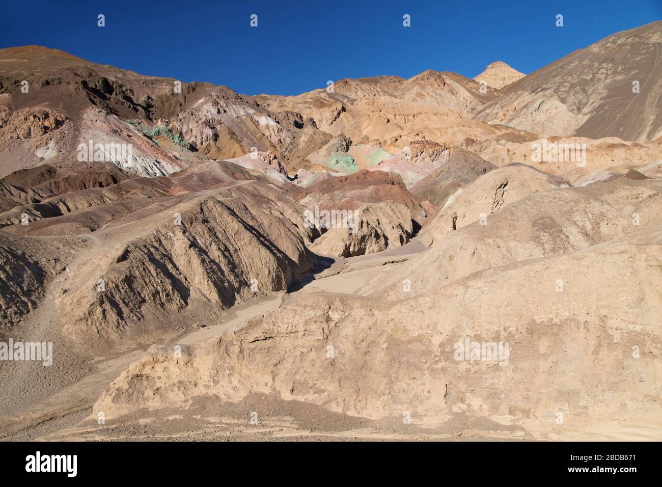 Palette d'artistes dans le parc national de Death Valley, Californie, États-Unis. Banque D'Images