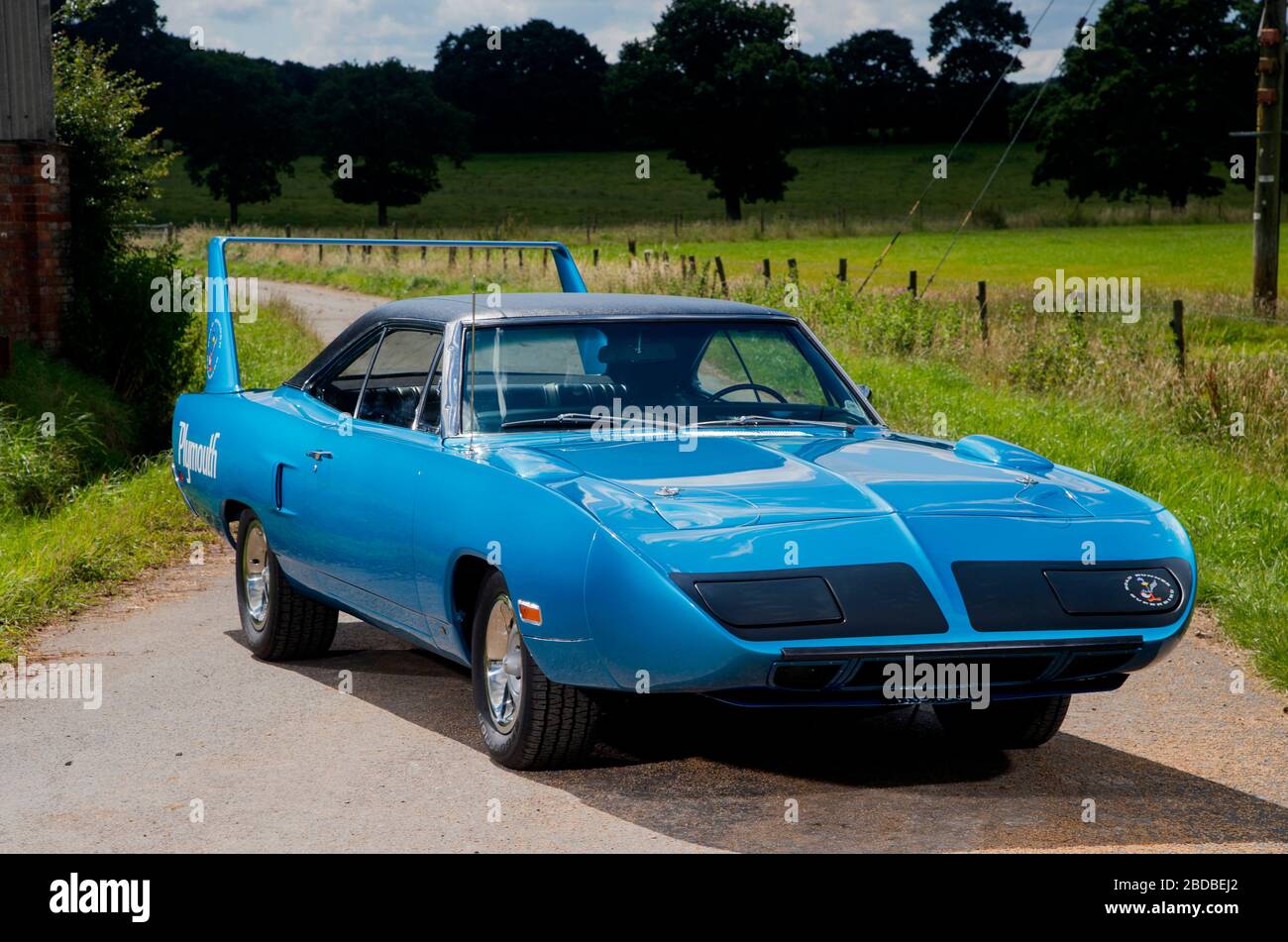 1970 Plymouth Superbird, une voiture de muscle américaine classique Banque D'Images