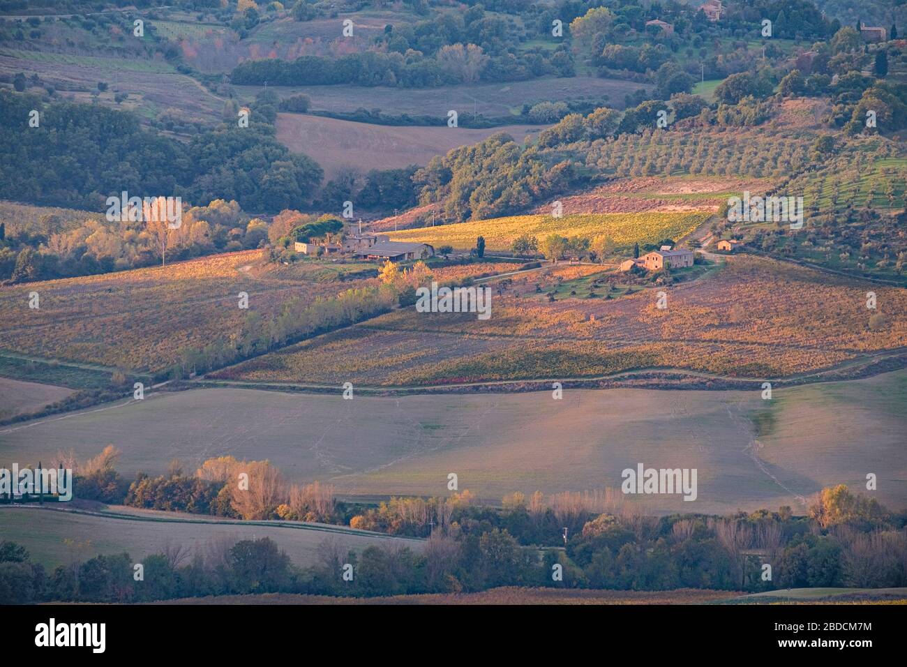 Montepulciano, Toscane, Italie Banque D'Images
