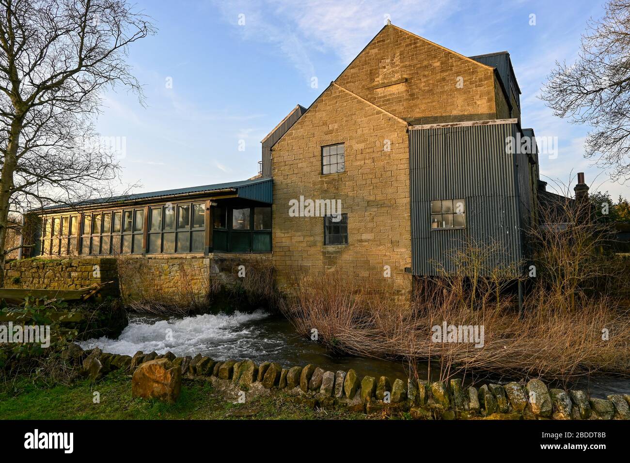 Caudwell’s Mill à Rowsley Derbyshire Angleterre Banque D'Images