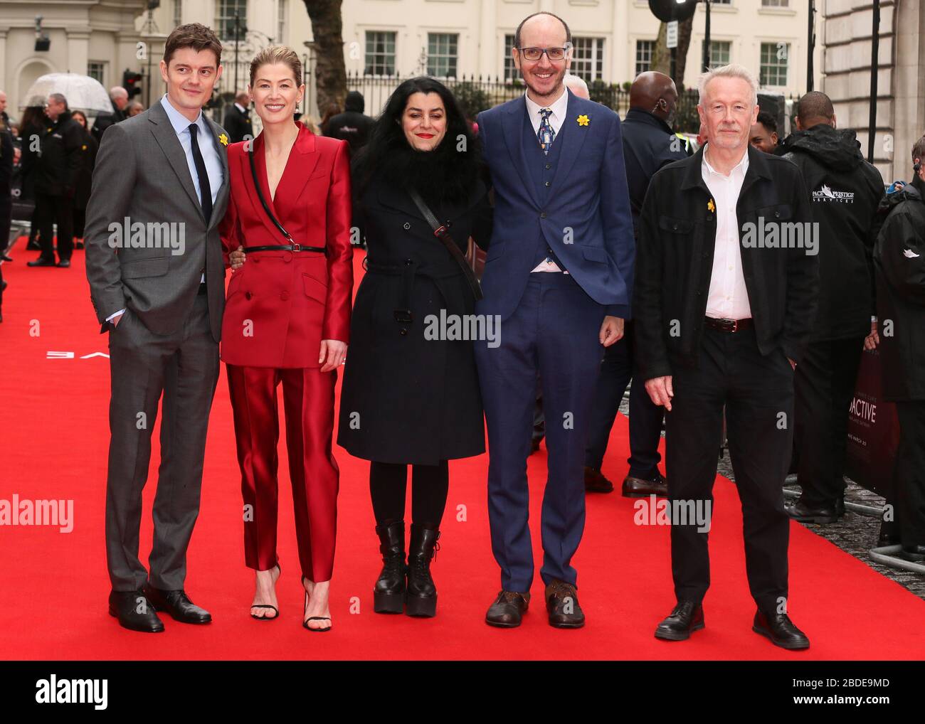 La première britannique DE « RADIOACTIF » tenue au Curzon Mayfair - arrivées avec: Rosamund Pike, Paul Webster, Marjane Satrapi, Sam Riley, Jack Thorne où: Londres, Royaume-Uni quand: 08 mars 2020 crédit: Mario Mitsis/WENN.com Banque D'Images