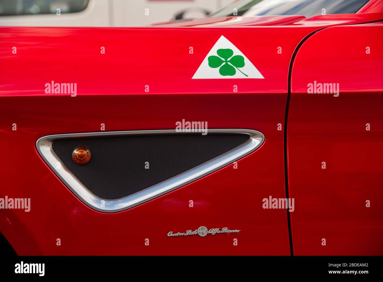 Alfa Romeo 8 C Competizione à Brooklands Motorsport Day Banque D'Images