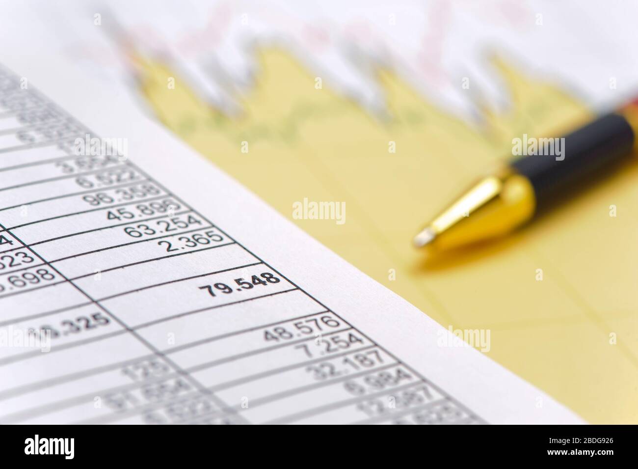 graphique financier des actions et des marchés de change Banque D'Images