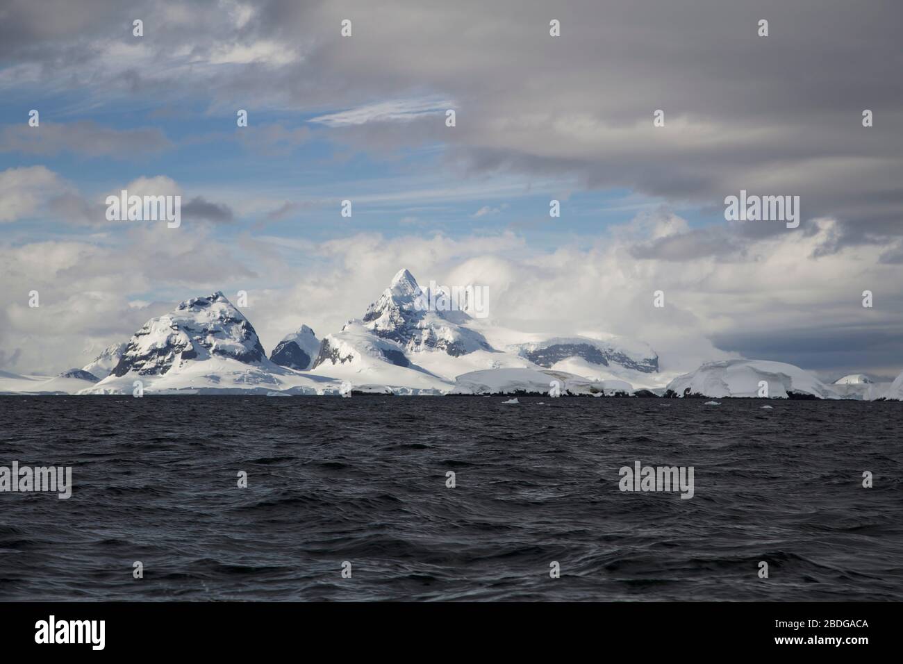 Paysage antarctique 2 Banque D'Images