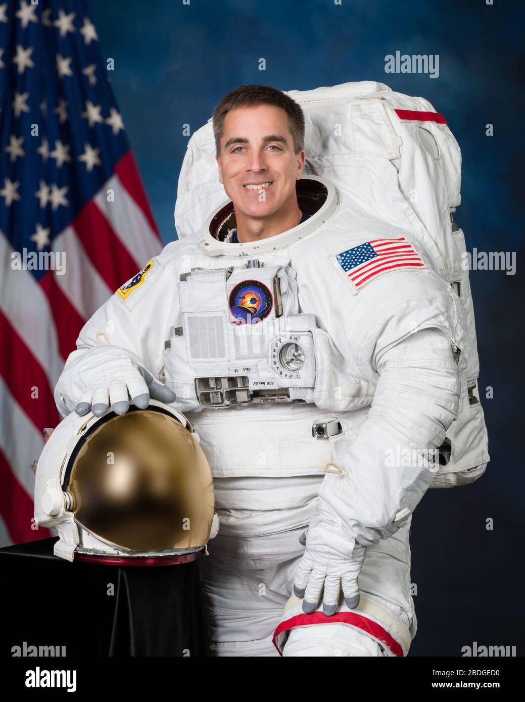 USA - 16 janvier 2020 - Portrait officiel de l'astronaute de la NASA Chris Cassidy - photo: Geopix/NASA/Josh Valcel Banque D'Images
