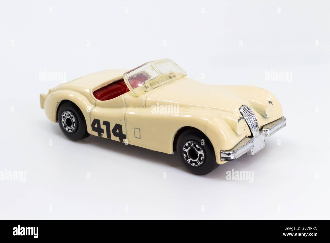 Lesney Products, modèle boîte de rencontre, voiture jouet 1-75 série n°22 Jaguar XK120 Banque D'Images