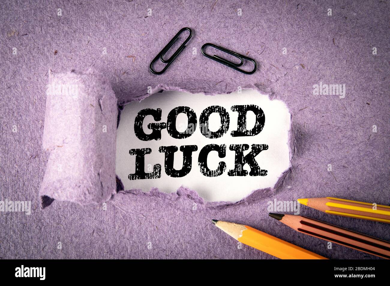 Bonne Chance Nouveau Travail Banque D Image Et Photos Alamy