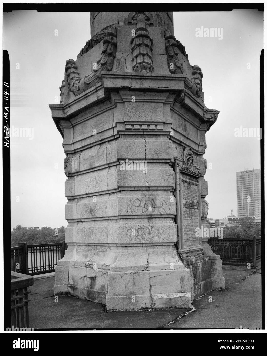 Pont commémoratif du comté de Hampden - HAER 079571 pu. Banque D'Images
