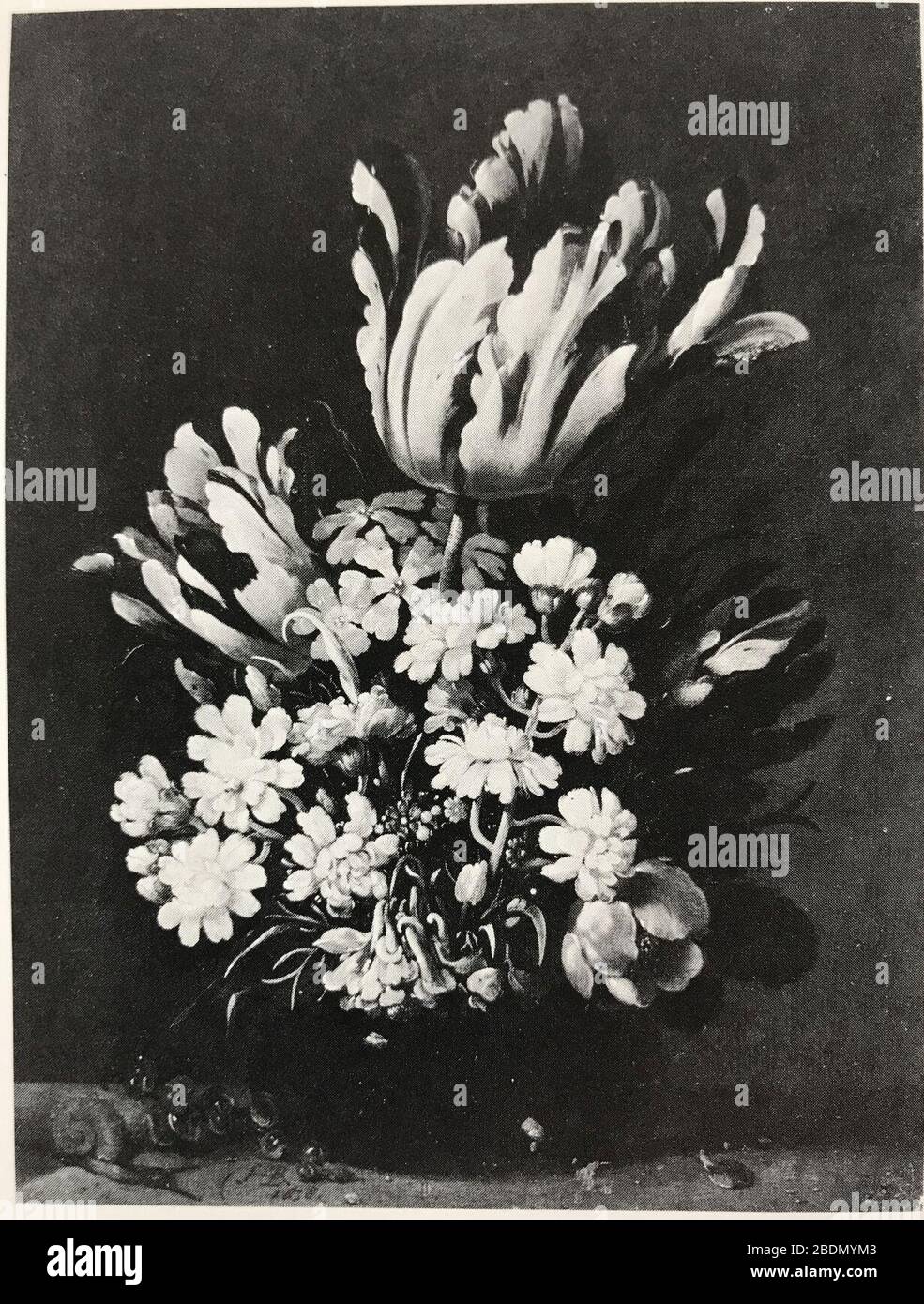 Hans Bollongier - Bouquet de fleurs. Banque D'Images