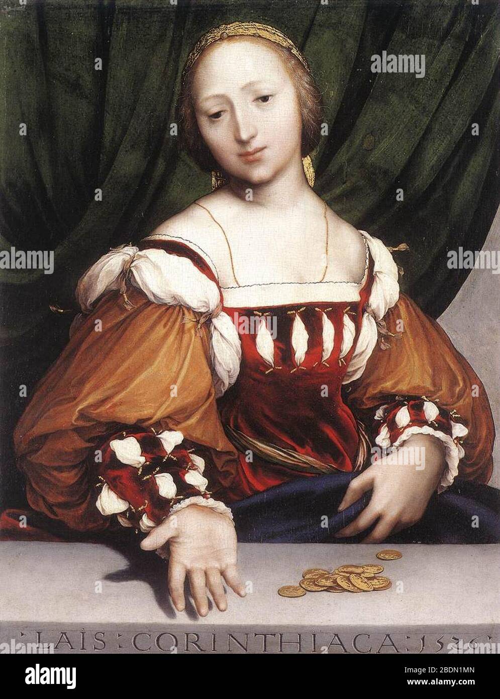 Hans Holbein d. J. - Lais de Corinthe Banque D'Images