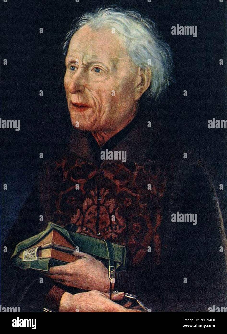 Hans Pleydenwurff - Portrait du comte Georg von Löwenstein Banque D'Images