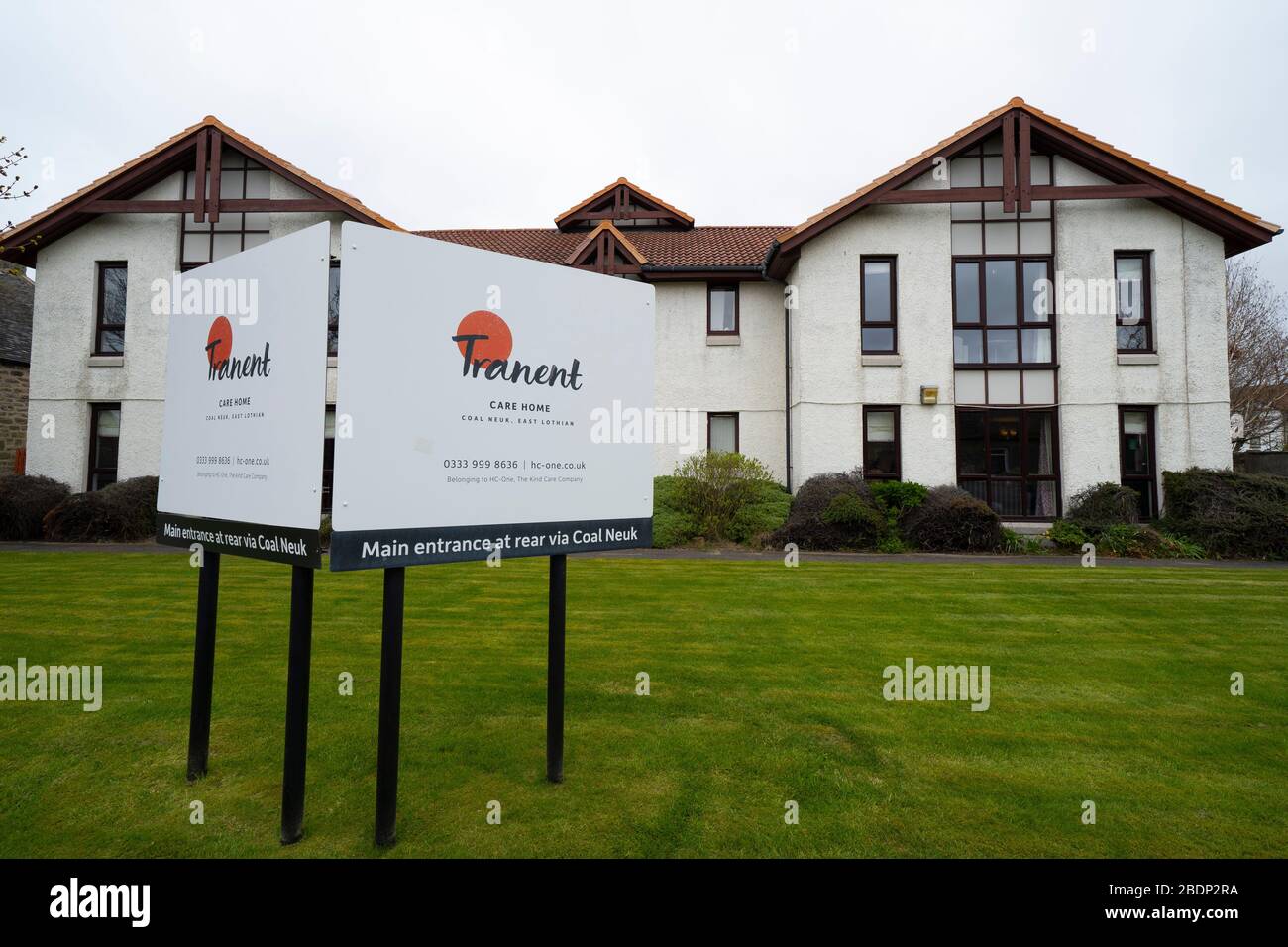 Tranent, Écosse, Royaume-Uni. 9 avril 2020. Neuf décès liés à Covid-19 ont été signalés à Tranent Care Home dans East Lothian. Le foyer de soins est spécialisé dans le traitement des personnes âgées atteintes de démence. Iain Masterton/Alay Live News Banque D'Images