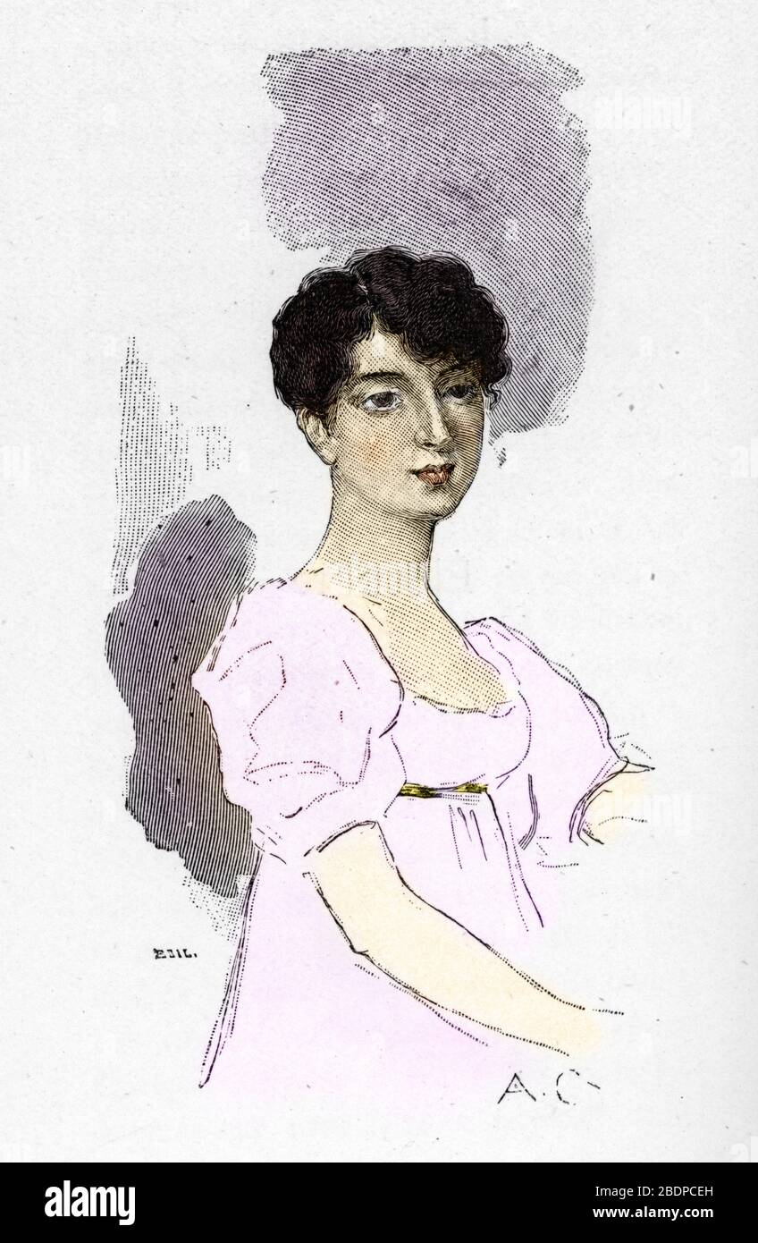 'Portrait de Louise Catherine Eleonore Denuelle puis Denuelle de la Plaigne (1787-1868) maitresse de Napoléon Ier' (Portrait d'Eleonore Denuelle (178 Banque D'Images