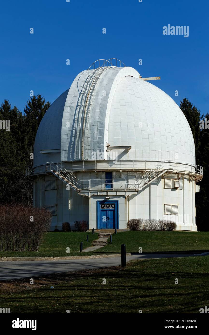 Observatoire astronomique de David Dunlap. Toronto (Richmond Hill) Ontario Canada. Banque D'Images