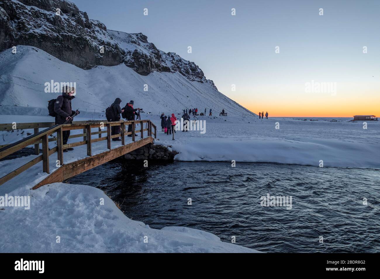 Effets du changement climatique. Islande Banque D'Images