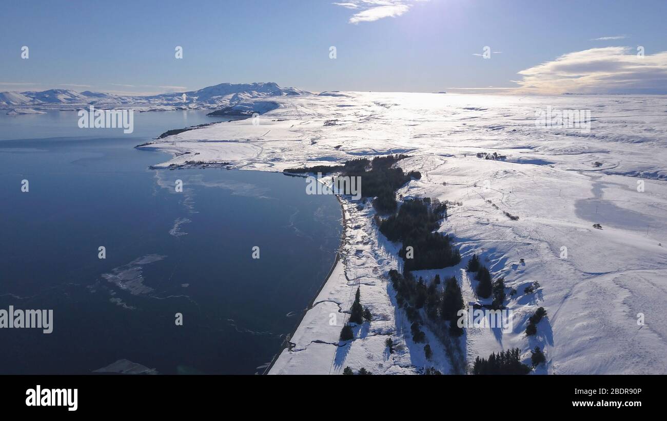 Effets du changement climatique. Islande Banque D'Images