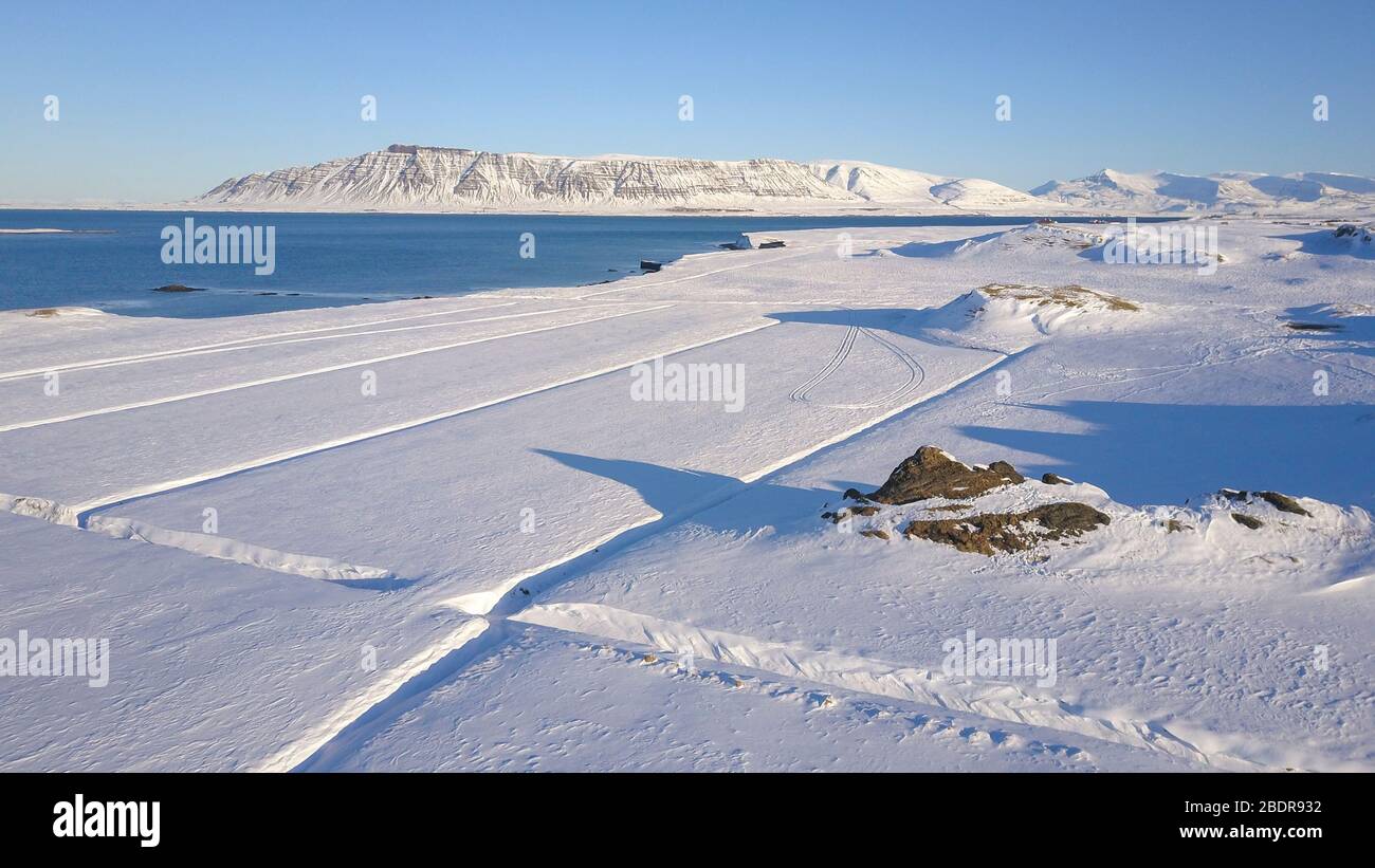 Effets du changement climatique. Islande Banque D'Images