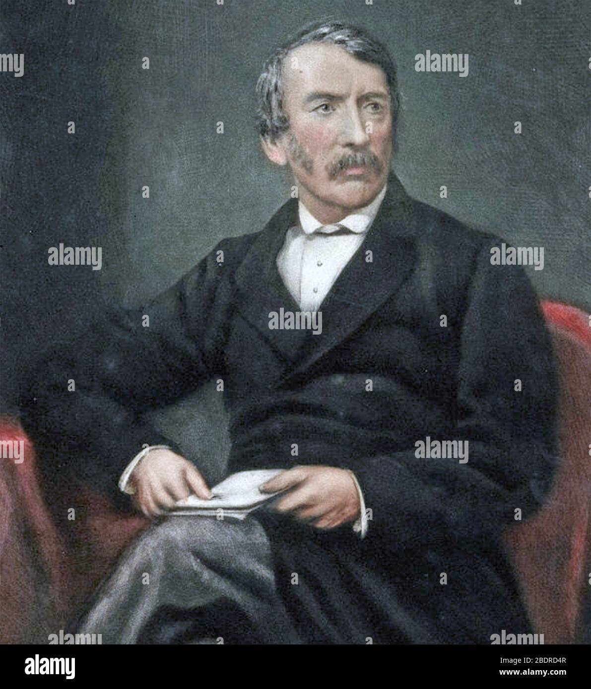 DAVID LIVINGSTONE (1813-1873) médecin et missionnaire écossais vers 1860 Banque D'Images