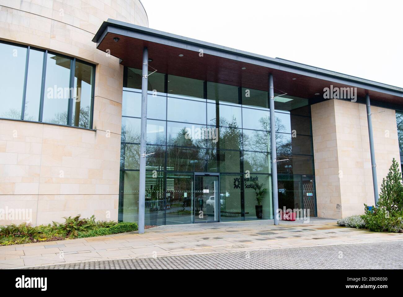 Siège social de RBS, Gogarburn, Banque Royale d'Écosse, siège social, Centre de conférence Banque D'Images