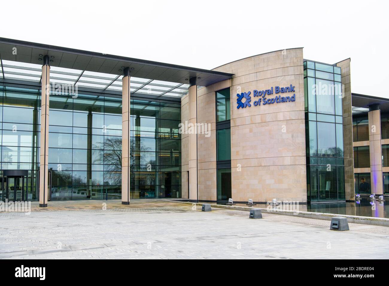 Siège de RHS, Gogarburn, Banque Royale d'Écosse, siège social, Centre de conférence Banque D'Images