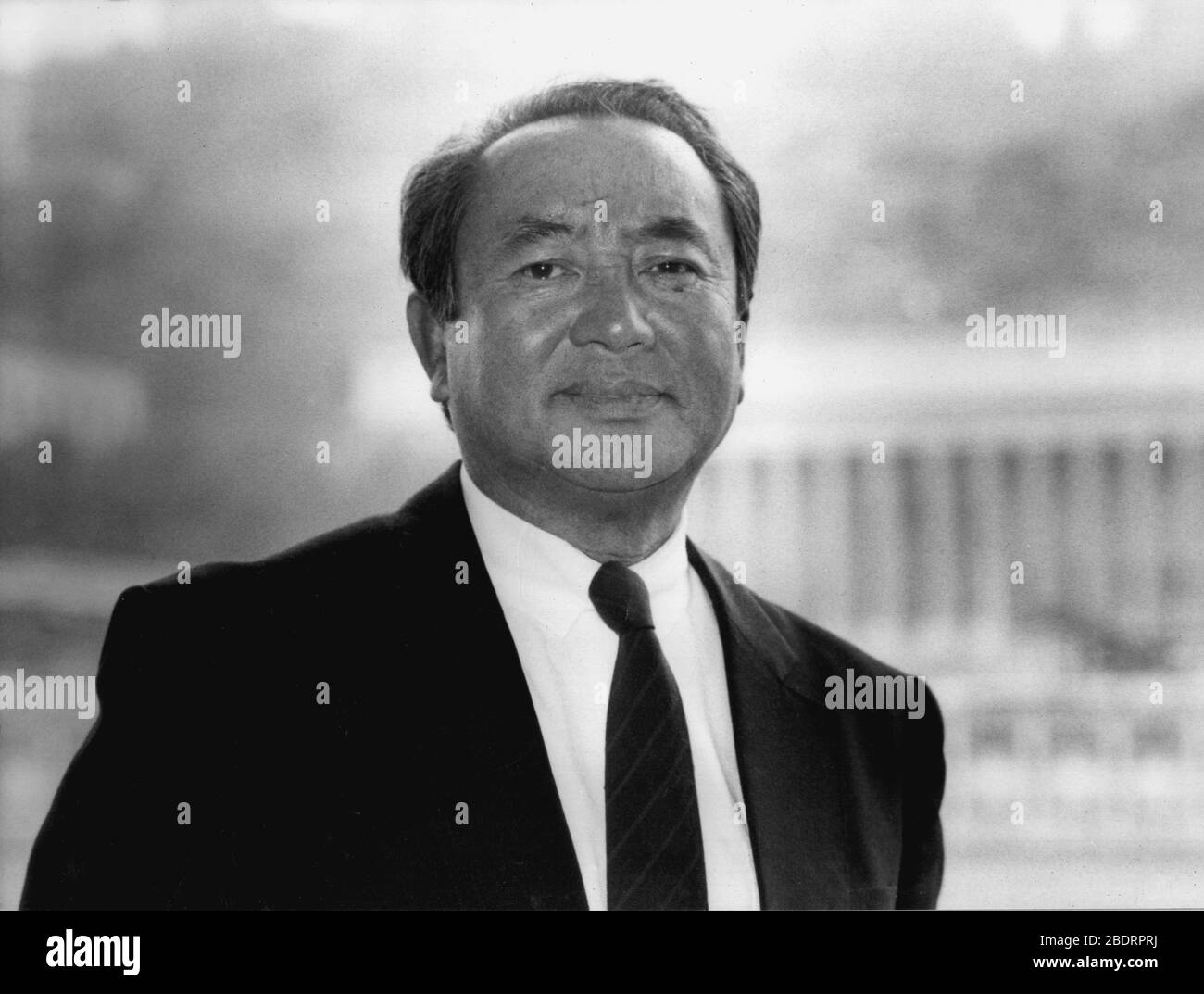 Directeur de la police française Georges n'Guyen Van Loc, Circa 1990, Lyon, France Banque D'Images