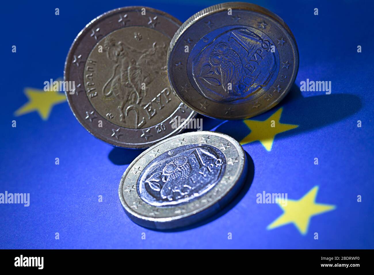 Eurokrike Griechenland Banque D'Images
