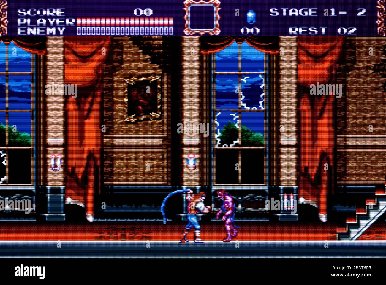 Castlevania Bloodlines - Sega Genesis Mega Drive - usage éditorial seulement Banque D'Images