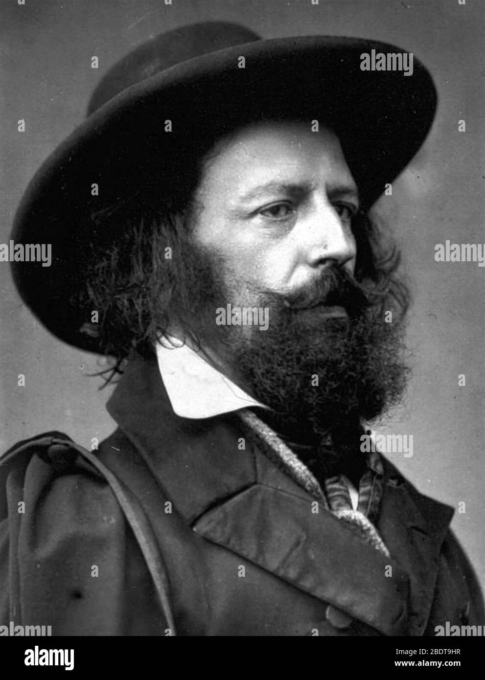 ALFRED,Lord TENNYSON (1809-1892) poète anglais Banque D'Images