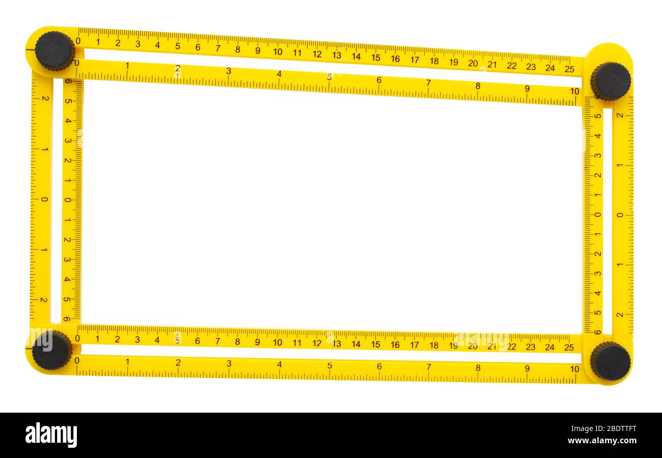 Règle de mesure multi-angles Banque D'Images