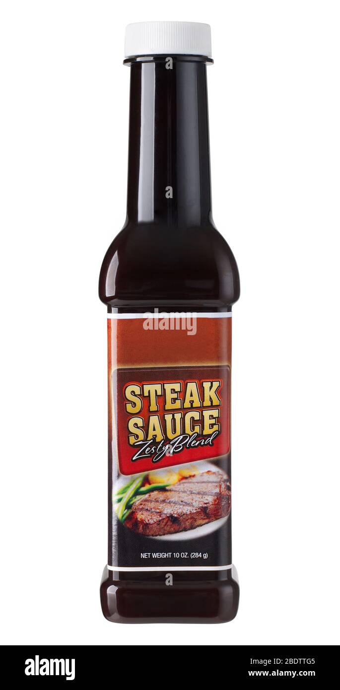 Sauce Steak Banque D'Images