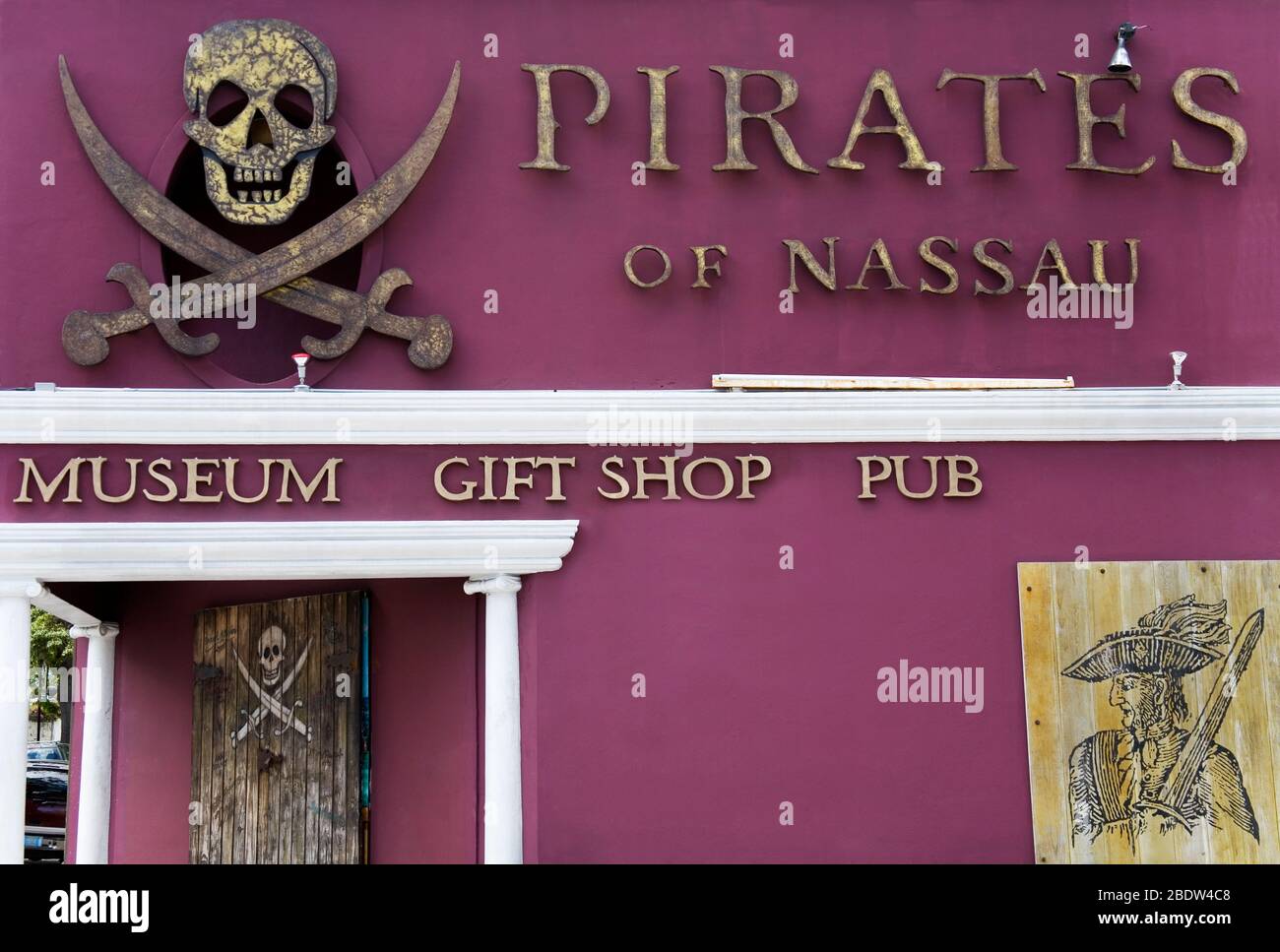 Musée Pirates de Nassau, New Providence Island, Bahamas Banque D'Images