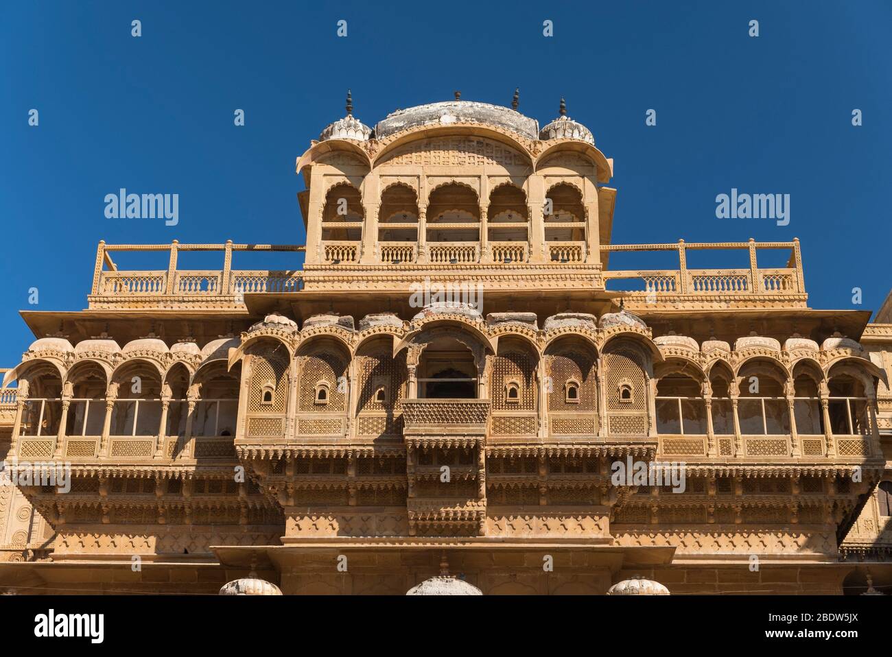 Raja Ka Mahal Palace Jaisalmer fort Rajasthan Inde Banque D'Images