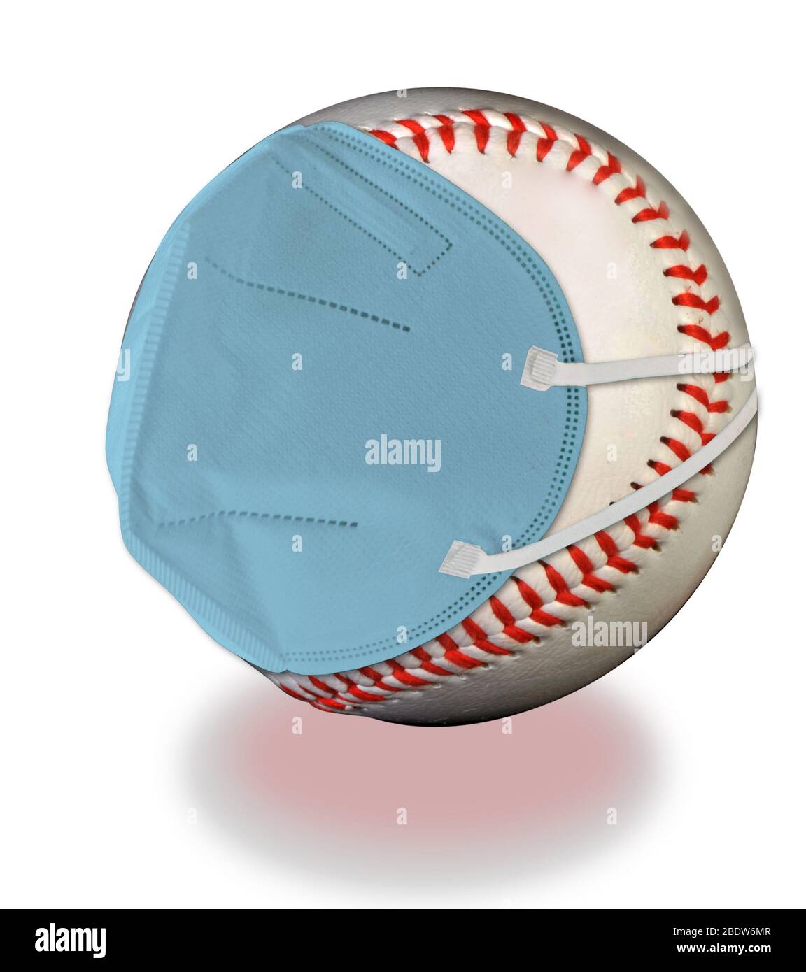Annulation de baseball américain par le virus COVID-19. Banque D'Images