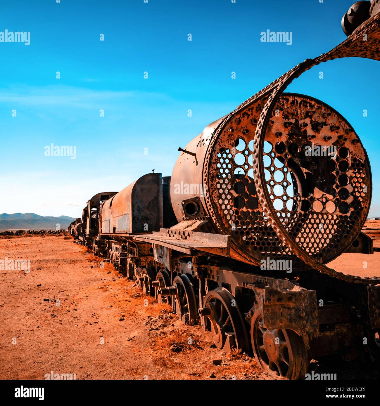 Vieux Train Rouillé Banque d'image et photos - Alamy