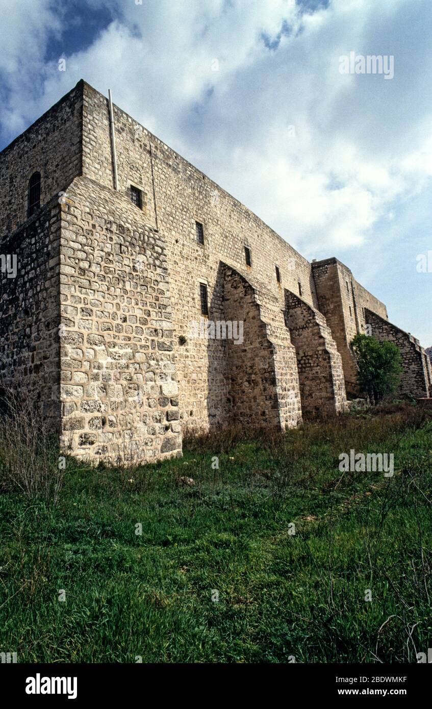 Monastère de la Croix (Monastère de la Sainte Croix) est un monastère orthodoxe oriental dans la vallée de la Croix, Jérusalem, Israël Banque D'Images